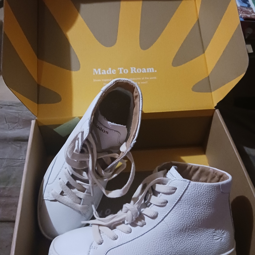 Soludos Ibiza High-Top Sneakers  white - Picture 3 of 7